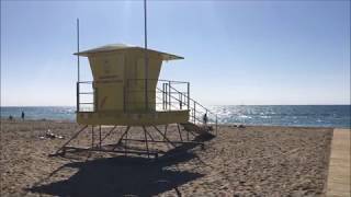 Platja de Lluminetes  Castelldefels  Garraf  Octubre 2017 [upl. by Clercq]