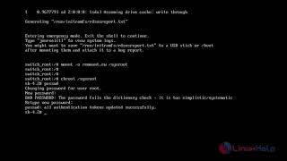 How to reset root user password from boot in CentOS 7 [upl. by Tingley]