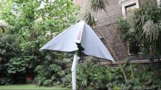 Shadecraft Sunflower robot parasol with AI [upl. by Gilberto]