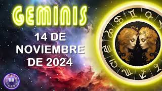 Horóscopo de hoy – GÉMINIS – 14 de noviembre de 2024 [upl. by Alejandra]