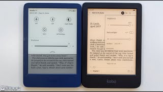 Kindle vs Kobo Clara BW and Clara Colour Comparison [upl. by Eldreda441]