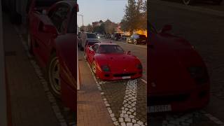 Another BEAUTIFUL Ferrari F40 parked in Knokke at the Zoute Grand Prix [upl. by Patton]