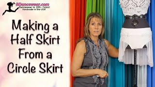 How to Make A Half Skirt From A Circle Skirt [upl. by Bronder387]