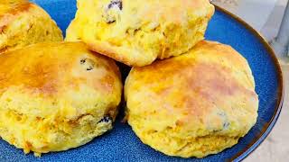 Soft fluffy Carrot and Raisins Scones Recipe  Carrot Scones  How to make Scones [upl. by Ardnod]