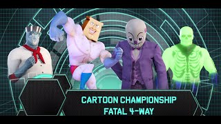 Powdered Toast Man vs King Dice vs Chef Saltbaker vs Scare Glow Cartoon Title Video Violence 2024 [upl. by Timus]