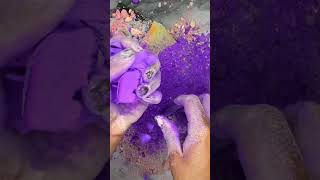 Dyed Purple Gym Chalk 💜💜 asmr oddlysatisfying relax satisfying [upl. by Erde645]