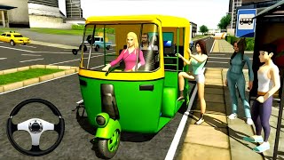 Tuk Tuk Rickshaw Game Play Ricksha Driving Games [upl. by Deni829]