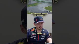 Max Verstappen Reacts to Brazil 2016 🇧🇷 [upl. by Onileva]