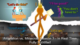 Animation vs Minecraft AVM Shorts Stickmen vs Minecraft Fan Made [upl. by Mattox]