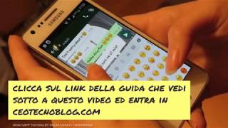 Come chattare in segreto su WhatsApp [upl. by Aenit]