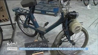 Ce cyclomoteur normand mythique devient électrique [upl. by Einnoc]