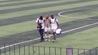 Watch Gladson Awako injured in 10th minute and out of the game [upl. by Anavas]