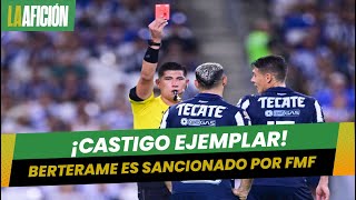 Berterame recibe fuerte suspensión tras dura falta sobre Avilés Hurtado [upl. by Cherie]