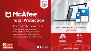 McAfee Total Protection 2021Antivirus Software Internet Security At Amazon [upl. by Nref]