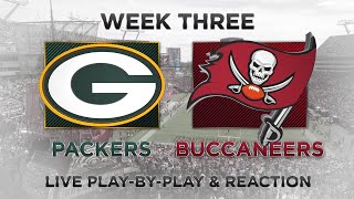 Packers vs Buccaneers Live Play by Play amp Reaction [upl. by Leakim]