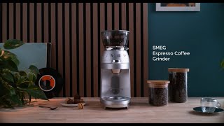 COMING SOON  Smeg Professional Coffee Grinder CGF02 [upl. by Nazus]