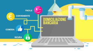 Domiciliazione bancaria facile conveniente veloce sicura [upl. by Atinehs]