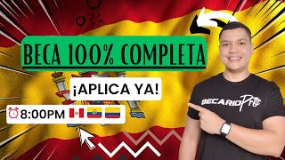 ¡Abrió una gran beca 100 completa aplica YA [upl. by Haseena147]