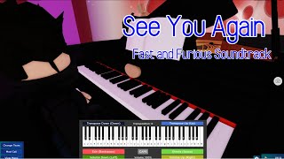 See you Again  Wiz Khalifa Roblox Got Talent [upl. by Blount]