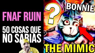 iTownGamePlay REACCIONA a FNAF SECURITY BREACH RUIN DLC 50 Cosas que NO SABÃAS  Curiosidades [upl. by Sussman]