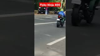 Ninja 400 flyby  Manukan [upl. by Anuahsed]