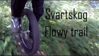 Riding a unicycle part 69 Svartskog  Flowy trail [upl. by Garda]