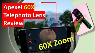 Apexel 60X Zoom Telephoto – Hyper Zoom Telescope Lens Review for Mobile TechCassette [upl. by Nagad35]