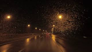 ASMR Highway Driving in the Rain at Night No Talking No Music  Daegu to Seoul Korea [upl. by Anytsyrk]