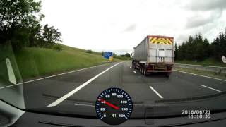 SJ65 LWR Yuill amp Dodds Speeding Driver  RoadHawk HD Dash Cam [upl. by Barker519]