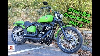 Street Bob Customisation Series Part 3 [upl. by Sucramed314]