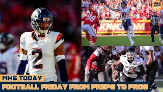 FOOTBALL FRIDAY on MHS Today  Broncos Buffs Colorado Preps [upl. by Cirdla]