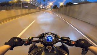 Fully straight piped Z900  Pure Sound  evening ride [upl. by Lednek]