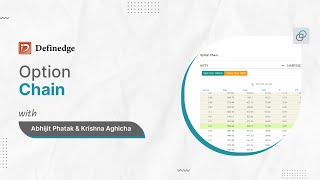 OPSTRA Features Guide  हिंदी   Option Chain  Definedge  Krishna  AP [upl. by Flaherty258]