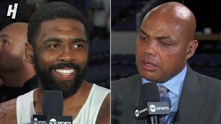 Kyrie irving joins Inside the NBA after Game 1 FULL Interview [upl. by Tocs]