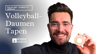 Volleyball Daumen Tapen Einfach und schnell [upl. by Neelrahs]