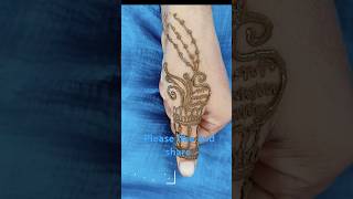 Arabic Finger mehndi design shortfeeds [upl. by Konrad304]