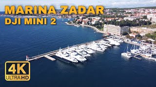 MARINA ZADAR CROATIA  DJI MINI 2 [upl. by Onaicram]