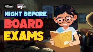 Night Before Board Exams  Types of Students  Viral Animated Ad Film on Exam Stress [upl. by Eserahc]