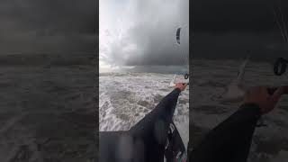 Little windsurfer surprise short kitesurfing [upl. by Dammahum]