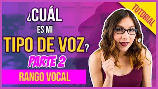 CUÁL ES MI TIPO DE VOZ 2  Rango Vocal  Clases de Canto  Gret Rocha [upl. by Asilam]