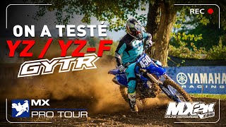 On teste les YZYZF version GYTR au Yamaha MX Pro Tour [upl. by Katherina]