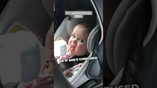 baby tastes water for the first time 😂 shorts shortsvideo shortsfeed [upl. by Pavyer]