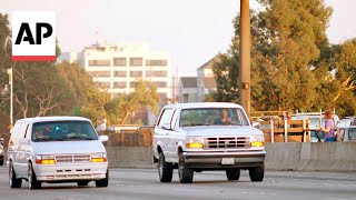 White Ford Bronco OJ Simpson fled in is now at a Tennessee museum [upl. by Lekzehcey707]