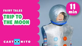 A Trip to the Moon  Fairytales for Kids  Cartoonito [upl. by Whalen]