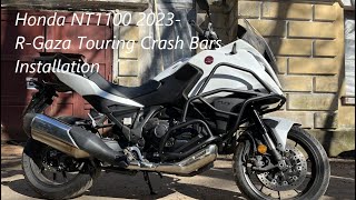 Honda NT1100 2023 Touring Crash Bars Installation [upl. by Redyr533]