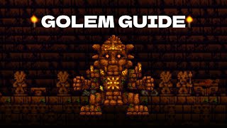 How To ACTUALLY Kill Golem In Terraria 144 [upl. by Quiteri]