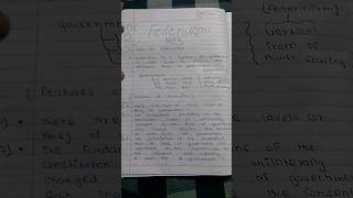 class 10 civics chapter 2 federalism notes viral notes  sst chapter 2 [upl. by Leibrag77]