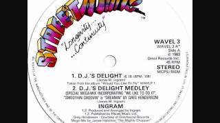 Ingram DJs Delight medley smoothin groovin streetwave 1983 street sounds [upl. by Ahsilat228]