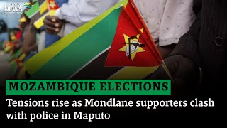 Mozambique Elections I Tensions rise as Mondlane supporters clash with police in Maputo [upl. by Mariko]