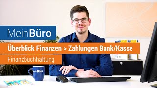 Überblick Finanzen Zahlungen Bank  Kasse in WISO MeinBüro Desktop [upl. by Bray]